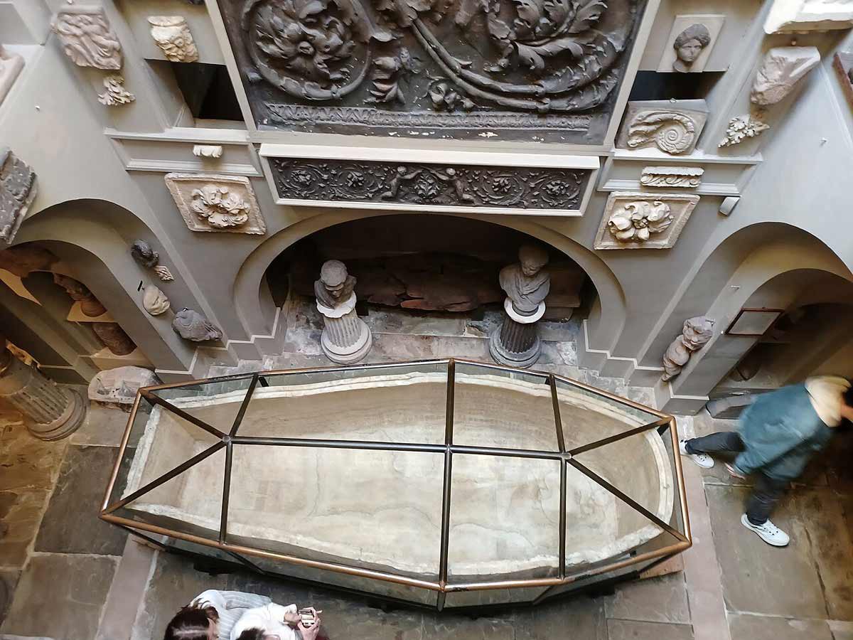The sarcophagus of Seti I at the Soane